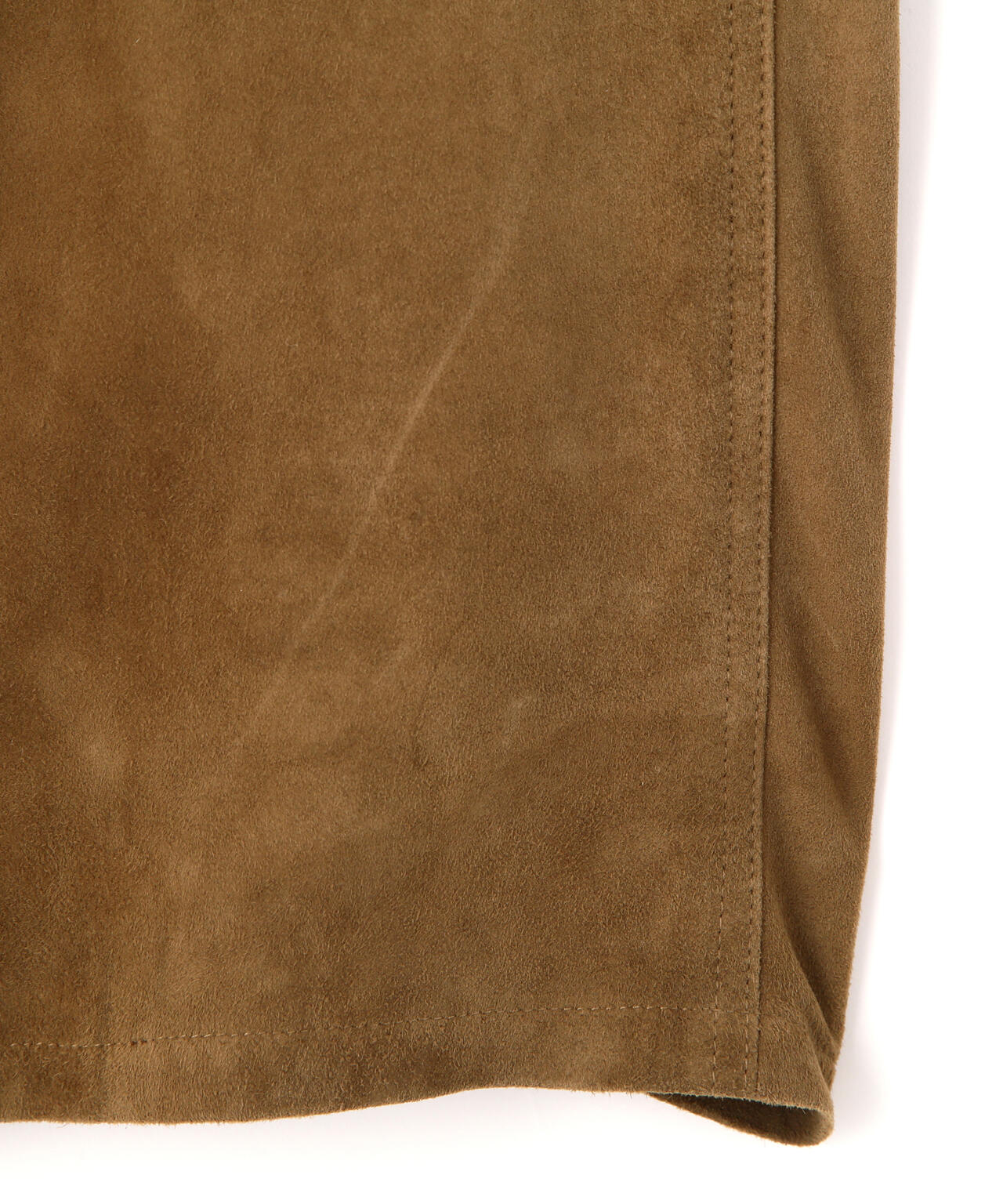 YLEVE / ROUGH GOAT SUEDE PAINTER PANTS