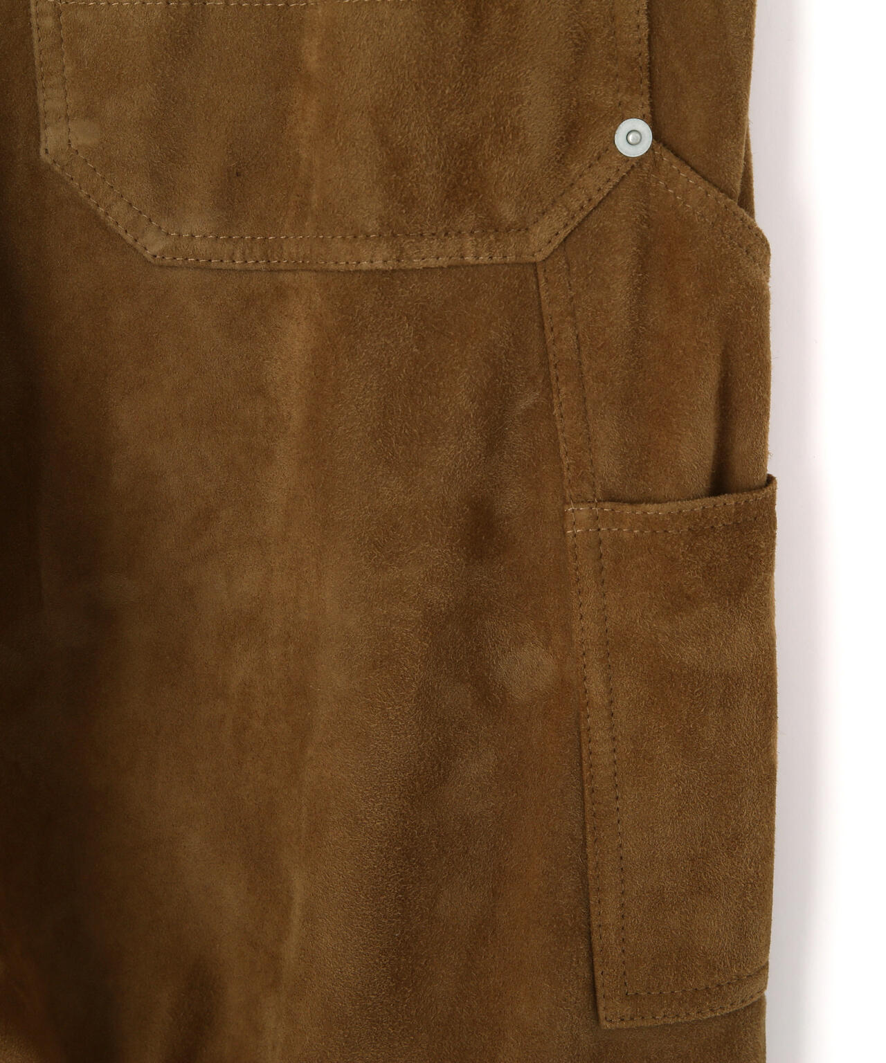 YLEVE / ROUGH GOAT SUEDE PAINTER PANTS