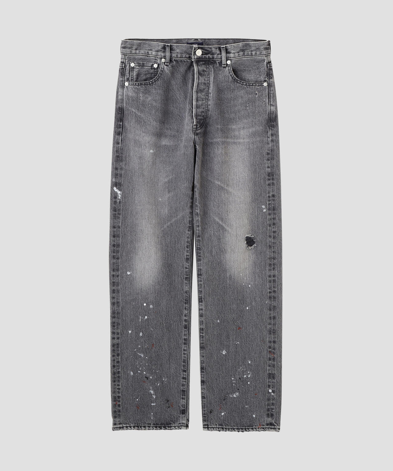 YLEVE / [UNISEX] USED-FINISHED 13.5oz STRAIGHT DENIM