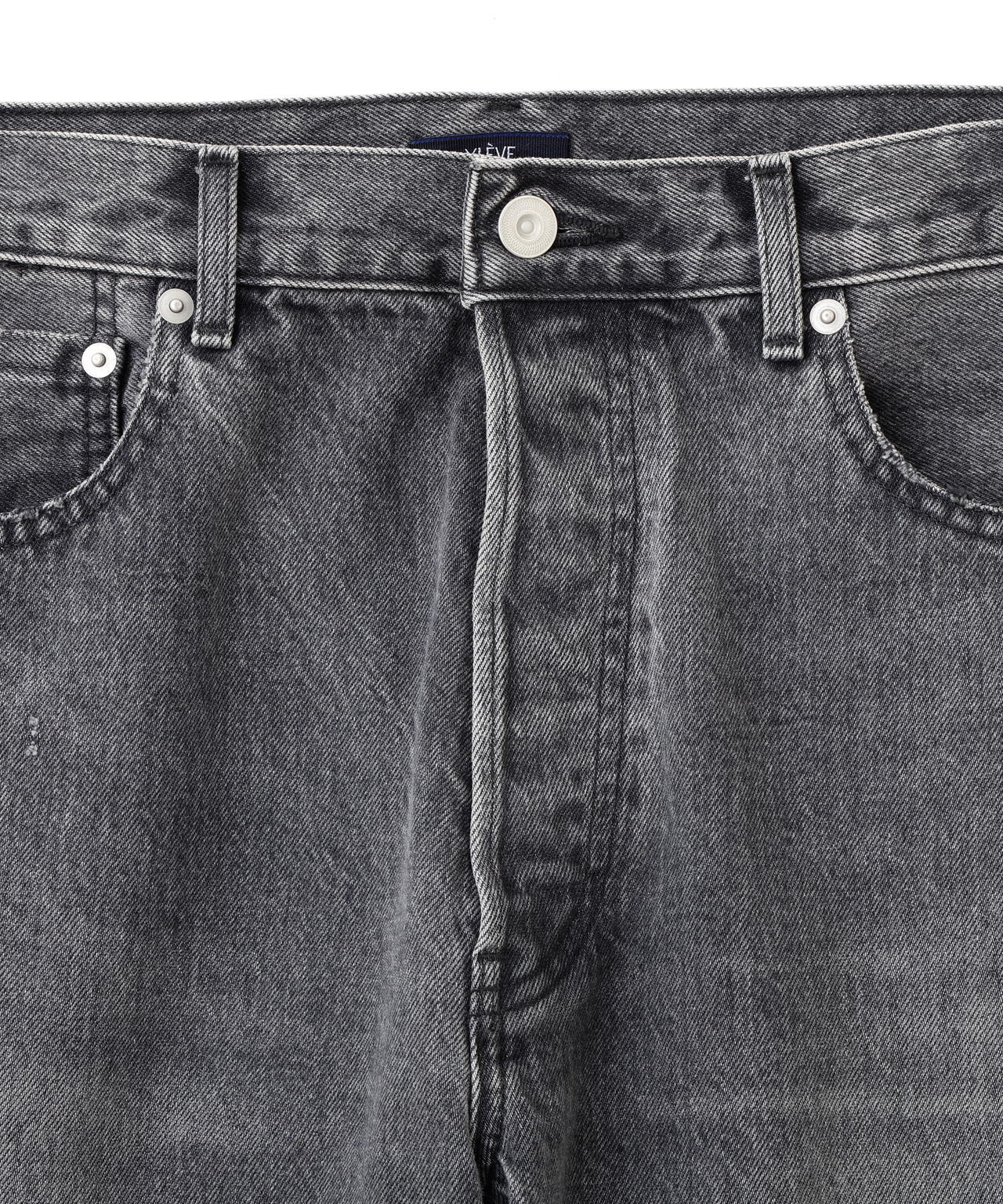 YLEVE / [UNISEX] USED-FINISHED 13.5oz STRAIGHT DENIM