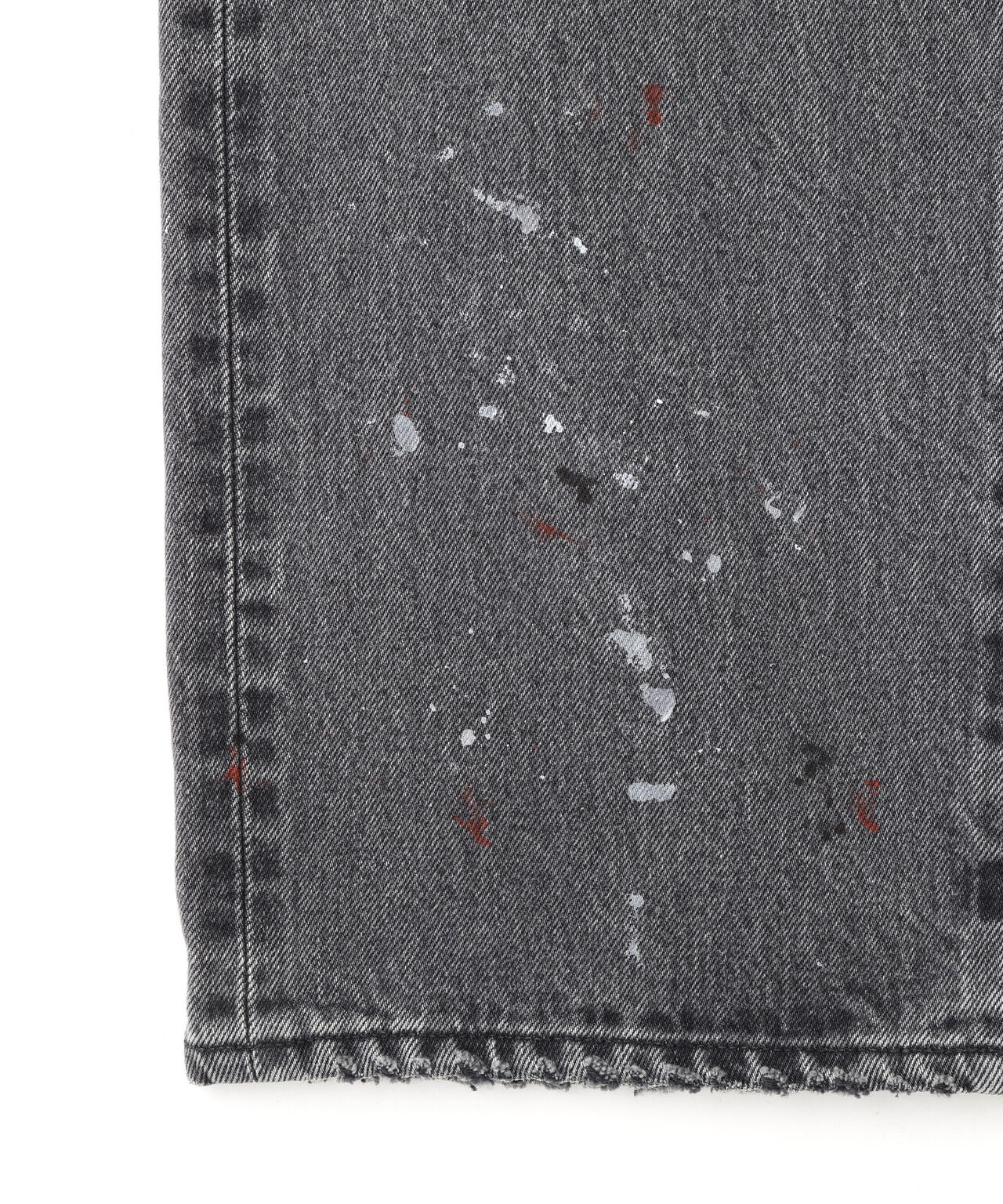 YLEVE / [UNISEX] USED-FINISHED 13.5oz STRAIGHT DENIM