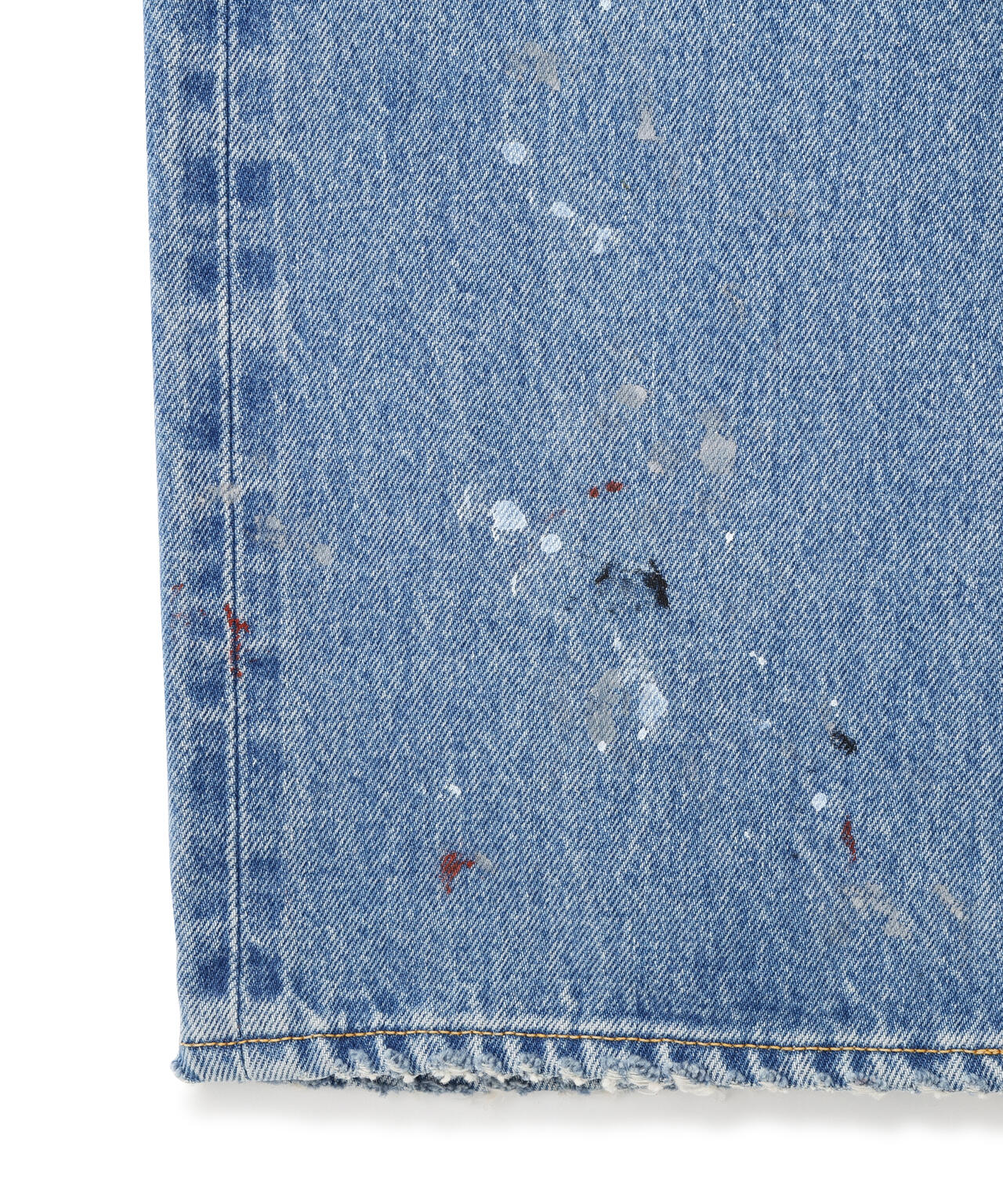 YLEVE / [UNISEX] USED-FINISHED 13.5oz STRAIGHT DENIM