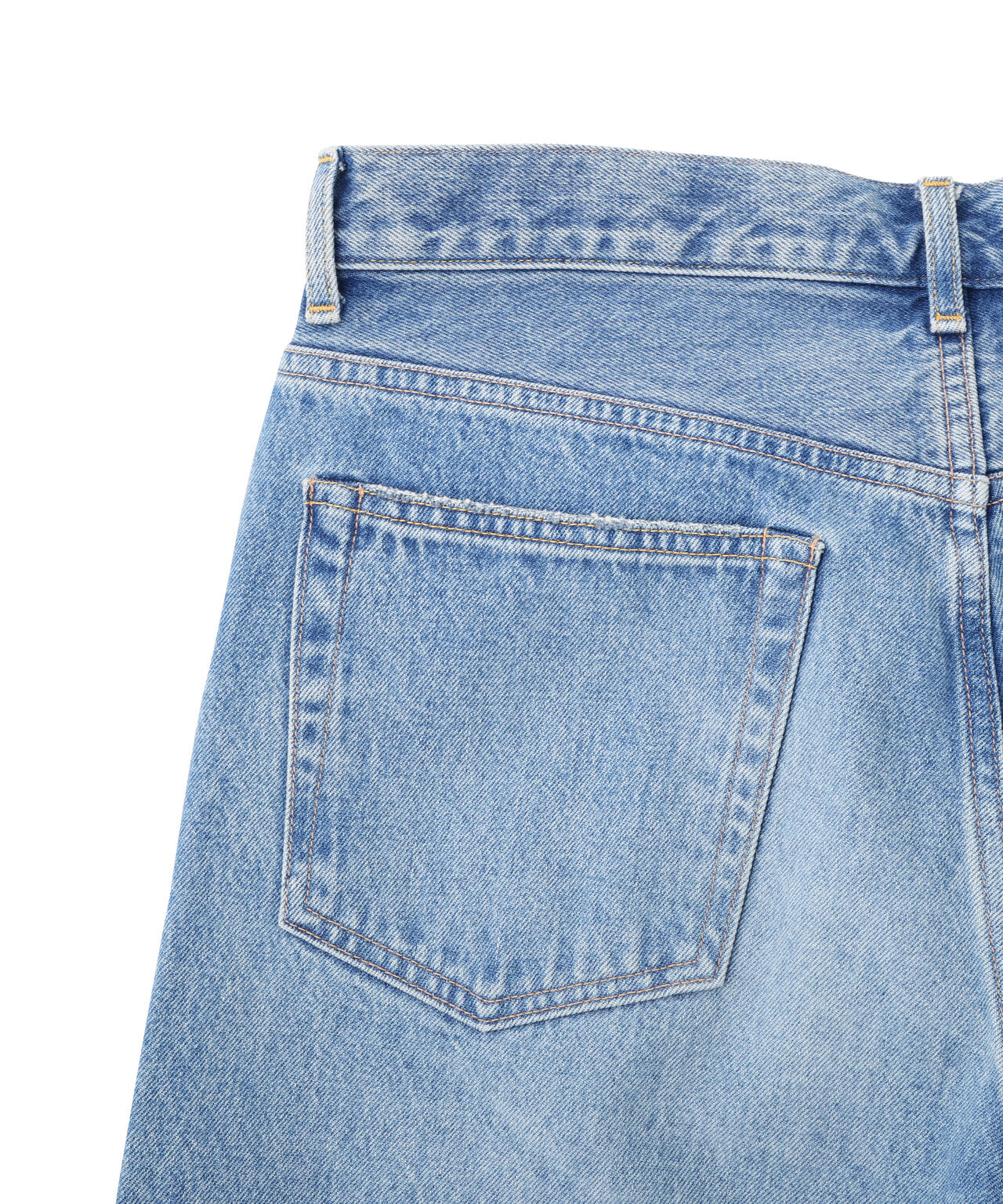 YLEVE / [UNISEX] USED-FINISHED 13.5oz STRAIGHT DENIM