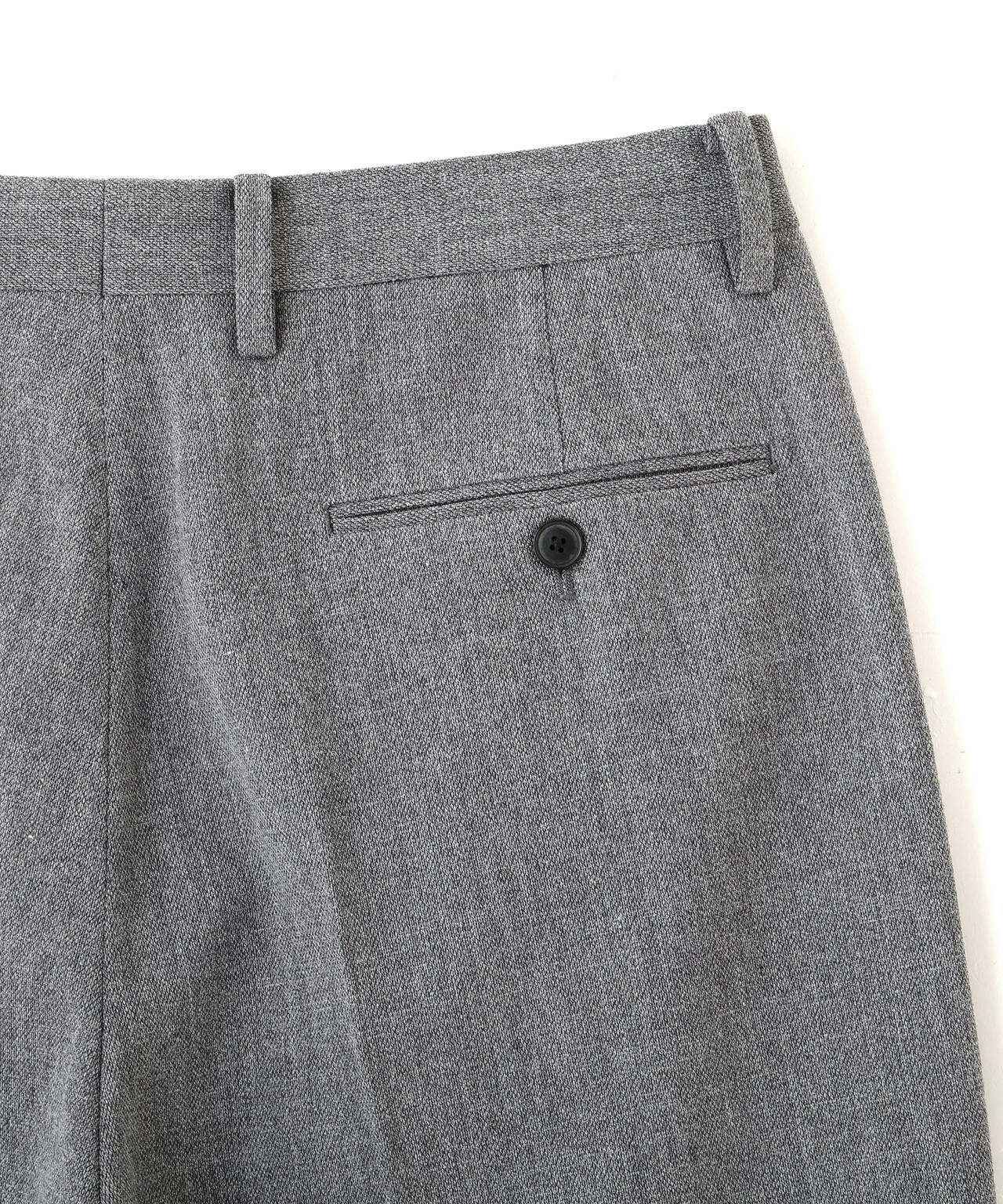 YLEVE / ROUGH WOOL TROUSERS