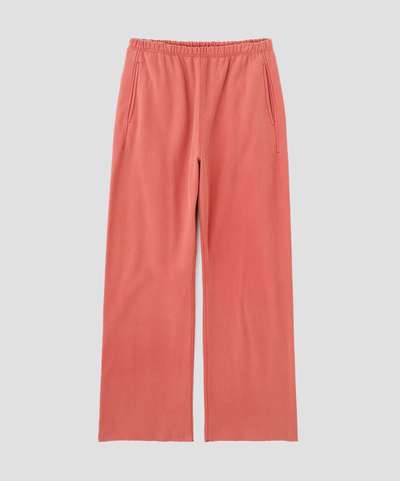 YLEVE / SUN-FADED COTTON SWEAT CUT-OFF PANTS