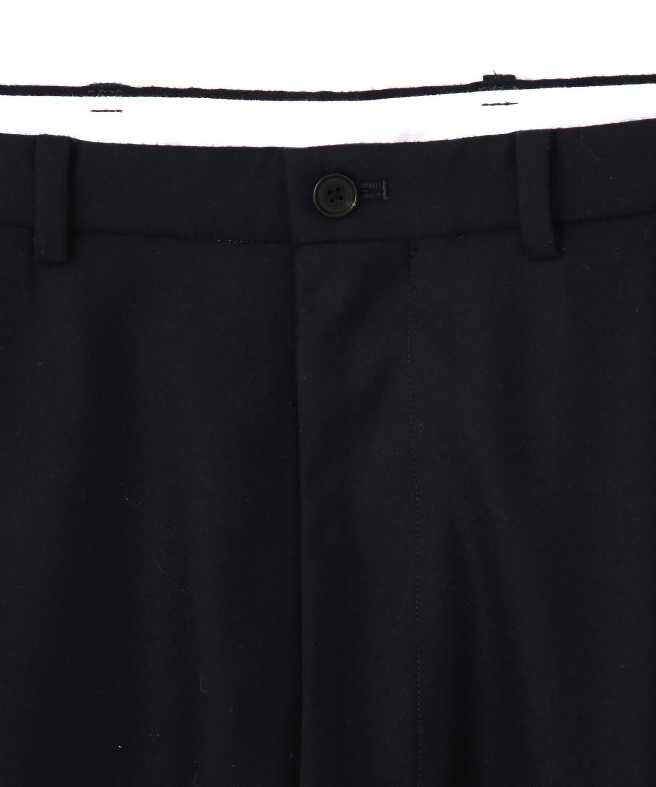 YLEVE / NON MULESING WOOL LIGHT FLANNEL TROUSERS