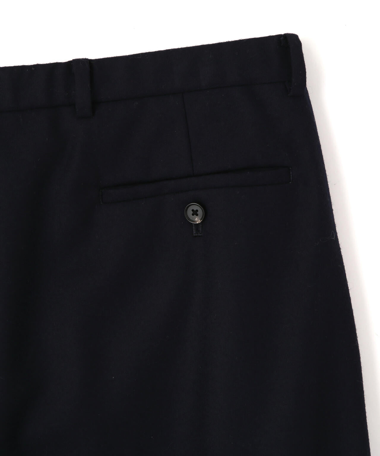 YLEVE / NON MULESING WOOL LIGHT FLANNEL TROUSERS