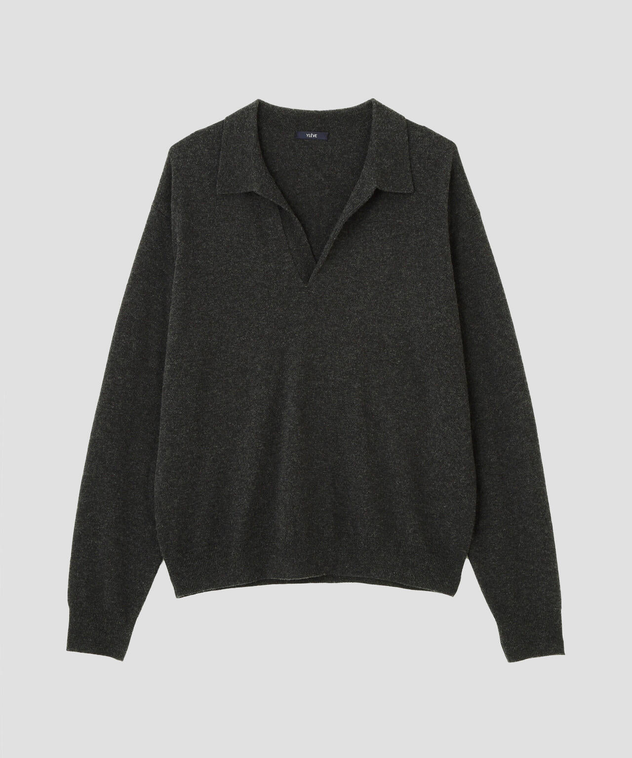 YLEVE / CASHMERE KNIT SKIPPER PULLOVER