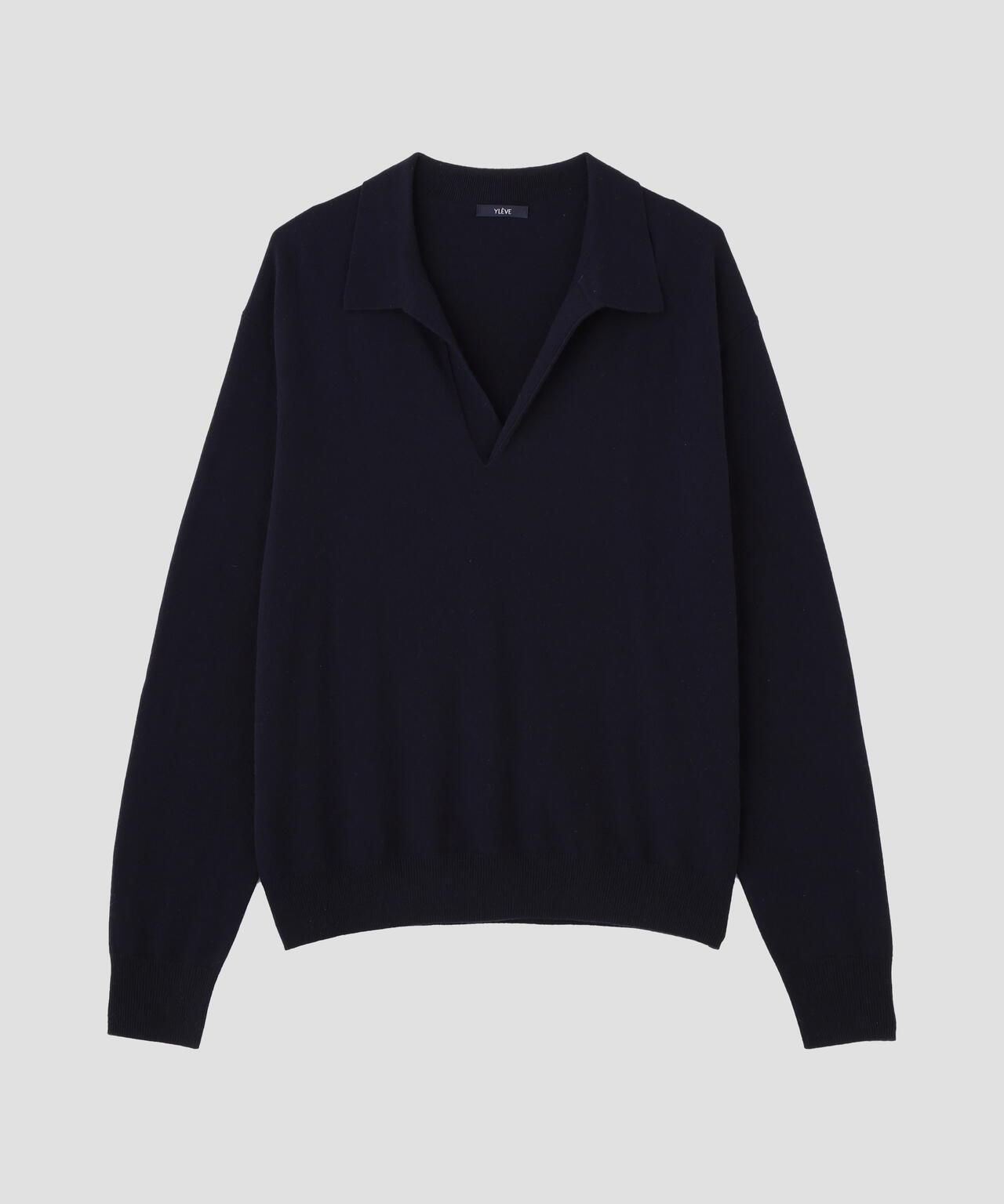 YLEVE / CASHMERE KNIT SKIPPER PULLOVER