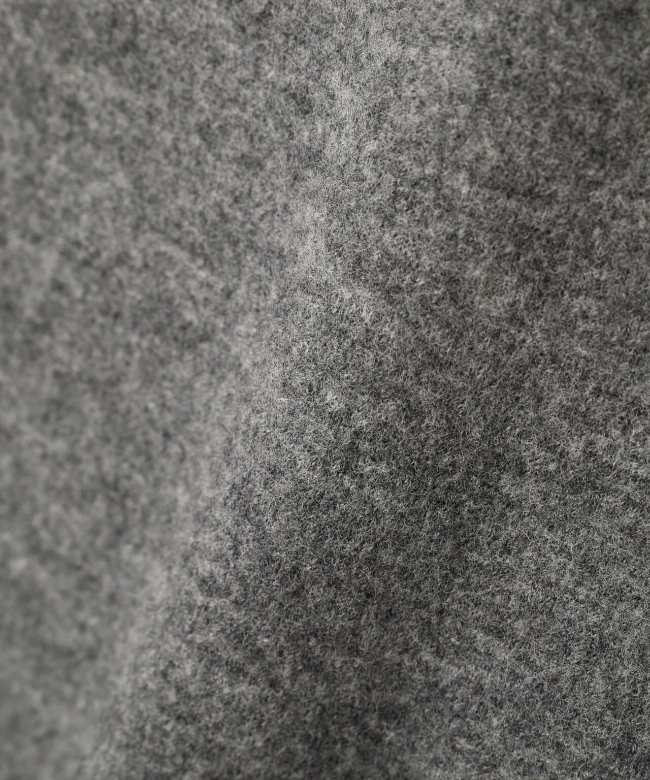 YLEVE / ULTRAFINE MERINO MILLED WOOL KNIT HALF-ZIP PULLOVER