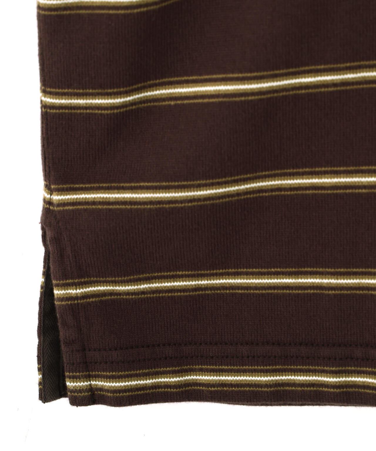 YLEVE / HEAVYWEIGHT SOFT JERSEY BORDER RUGGER SHIRT