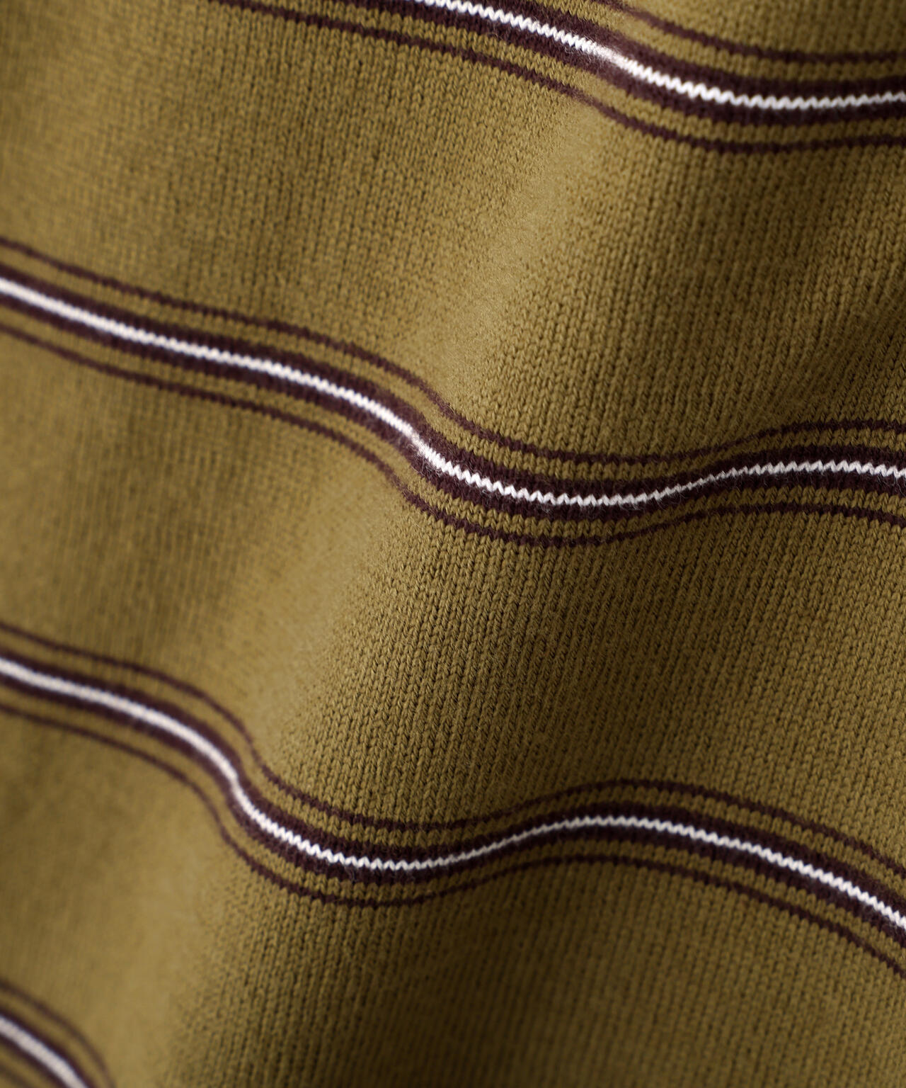 YLEVE / HEAVYWEIGHT SOFT JERSEY BORDER RUGGER SHIRT