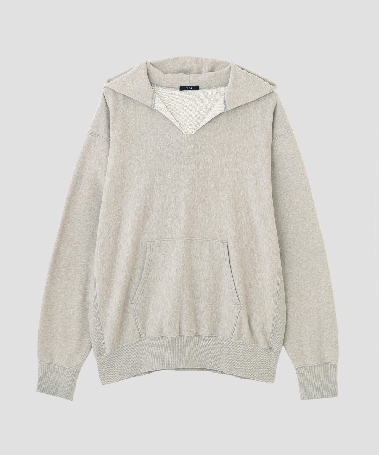 YLEVE / SUN-FADED COTTON SWEAT HOODIE
