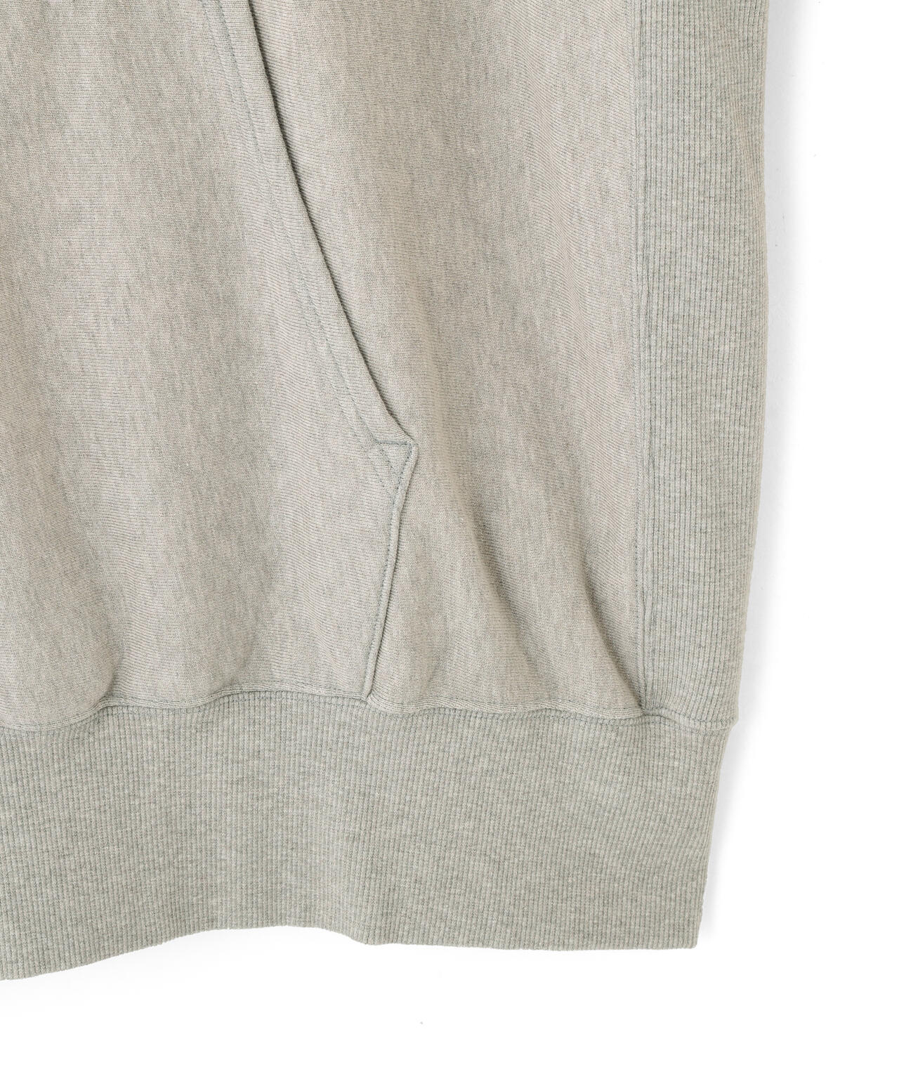 YLEVE / SUN-FADED COTTON SWEAT HOODIE