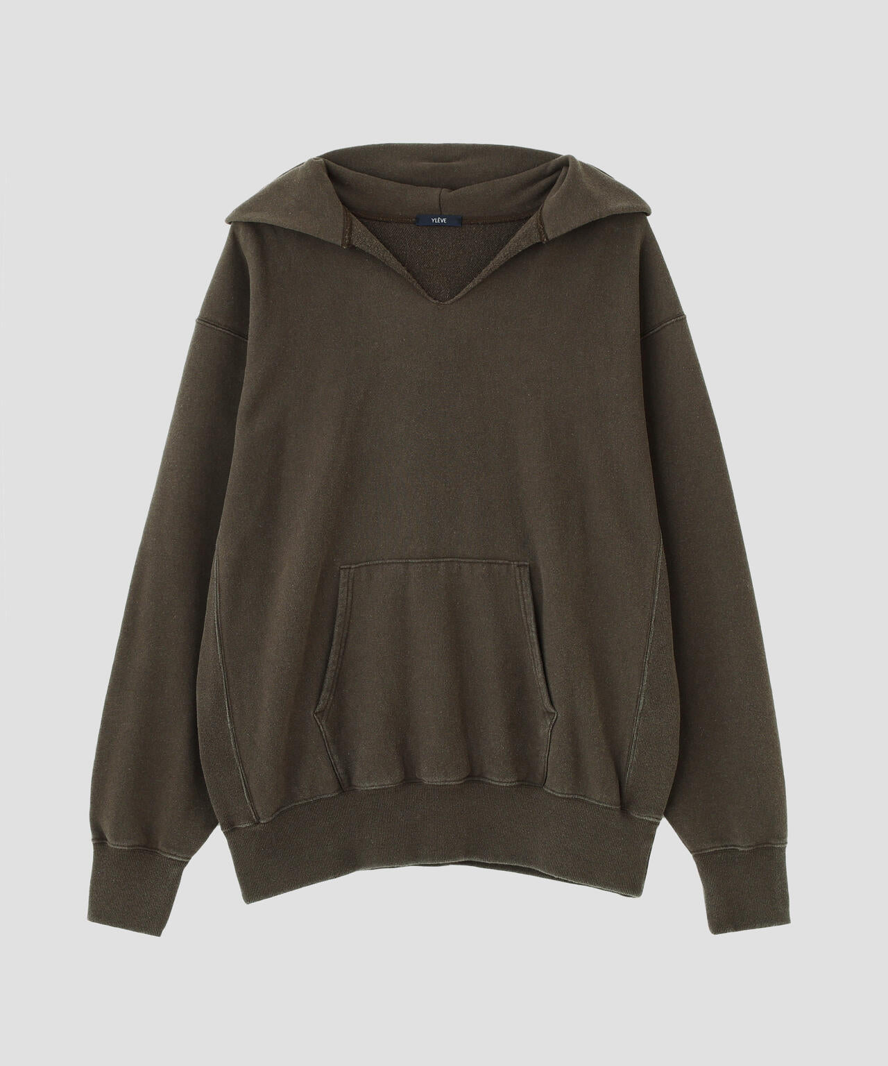 YLEVE / SUN-FADED COTTON SWEAT HOODIE