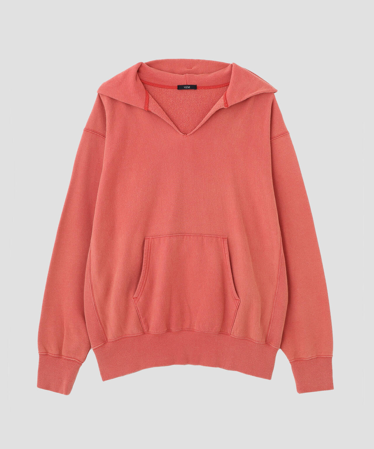 YLEVE / SUN-FADED COTTON SWEAT HOODIE