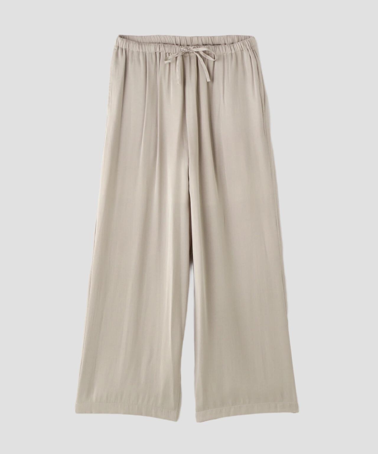 THE LIBRARY / SATIN EASY TROUSERS