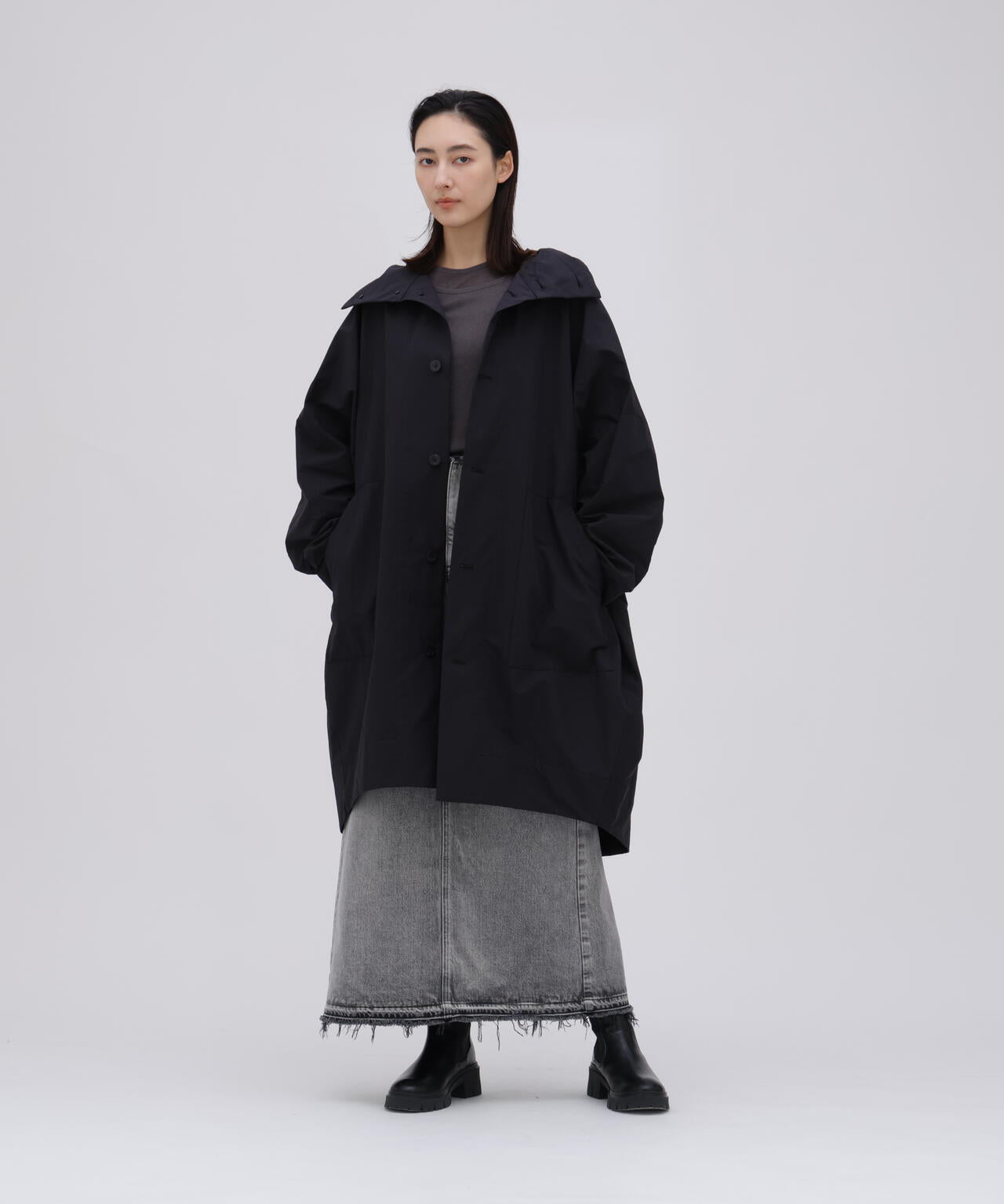 THE LIBRARY / [UNISEX] N/P WEATHER COAT