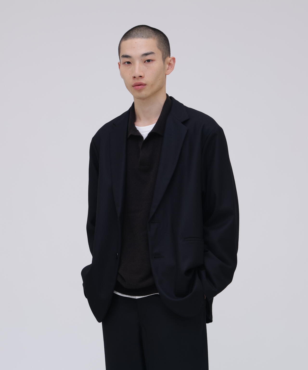THE LIBRARY / [UNISEX] WOOL FLANNEL JACKET