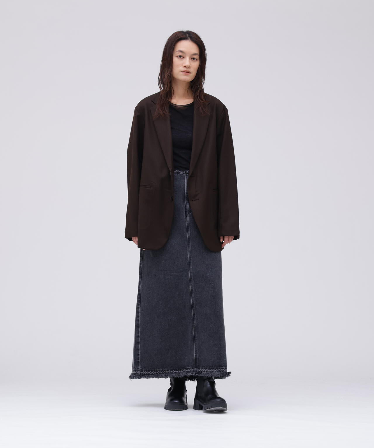 THE LIBRARY / [UNISEX] WOOL FLANNEL JACKET