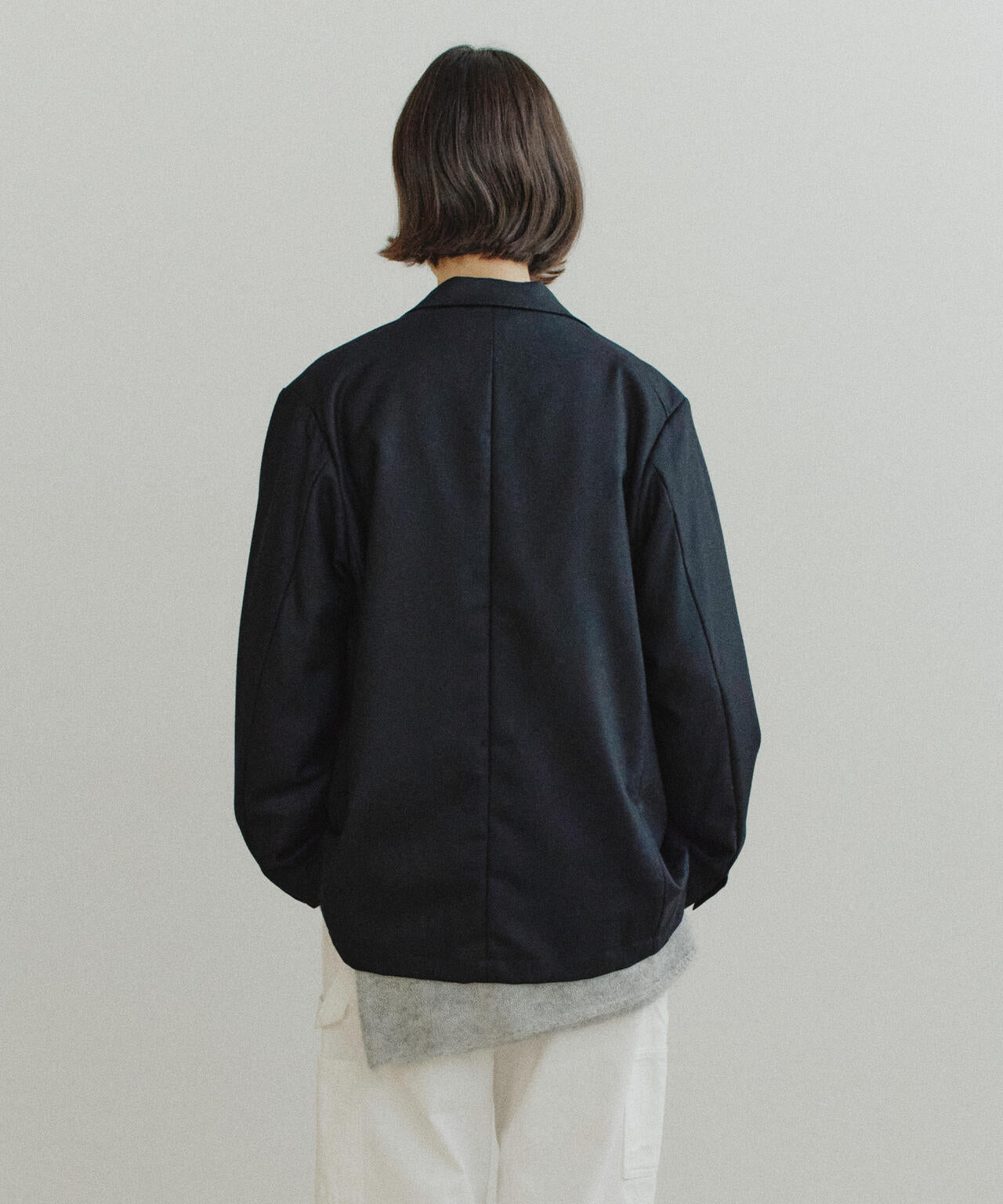 THE LIBRARY / [UNISEX] WOOL FLANNEL JACKET