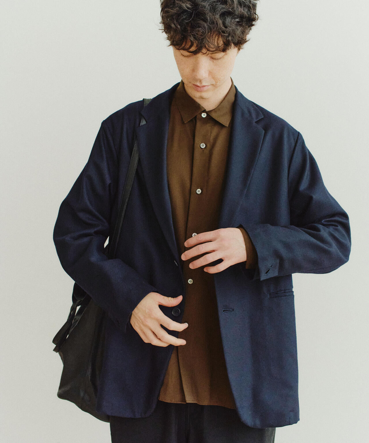 THE LIBRARY / [UNISEX] WOOL FLANNEL JACKET