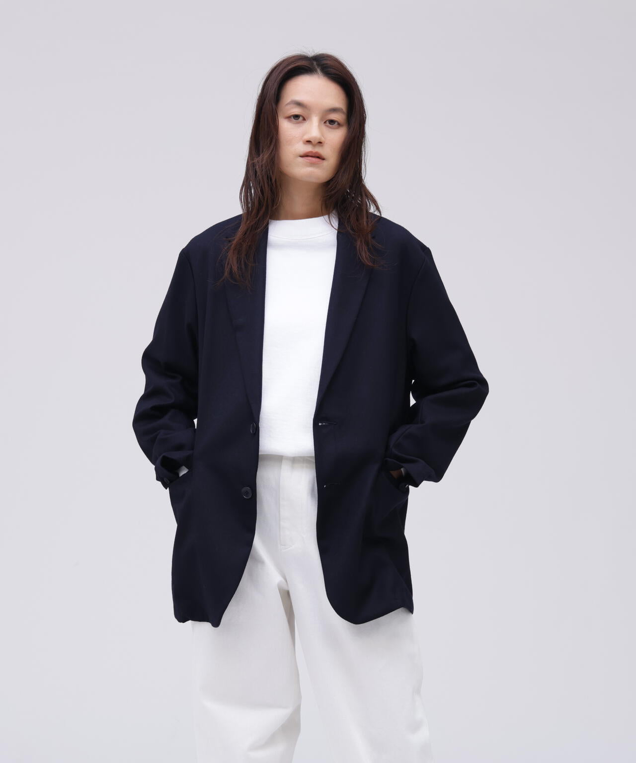 THE LIBRARY / [UNISEX] WOOL FLANNEL JACKET