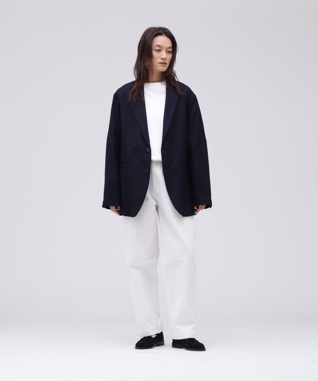 THE LIBRARY / [UNISEX] WOOL FLANNEL JACKET