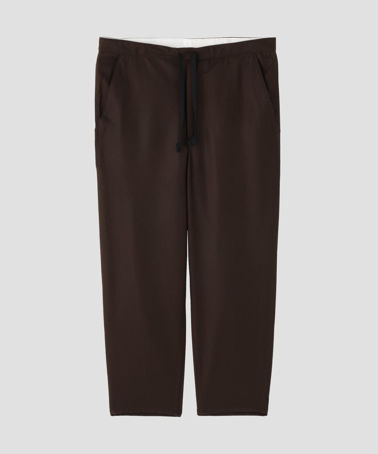 THE LIBRARY / [UNISEX] WOOL FLANNEL TAPERED TROUSERS