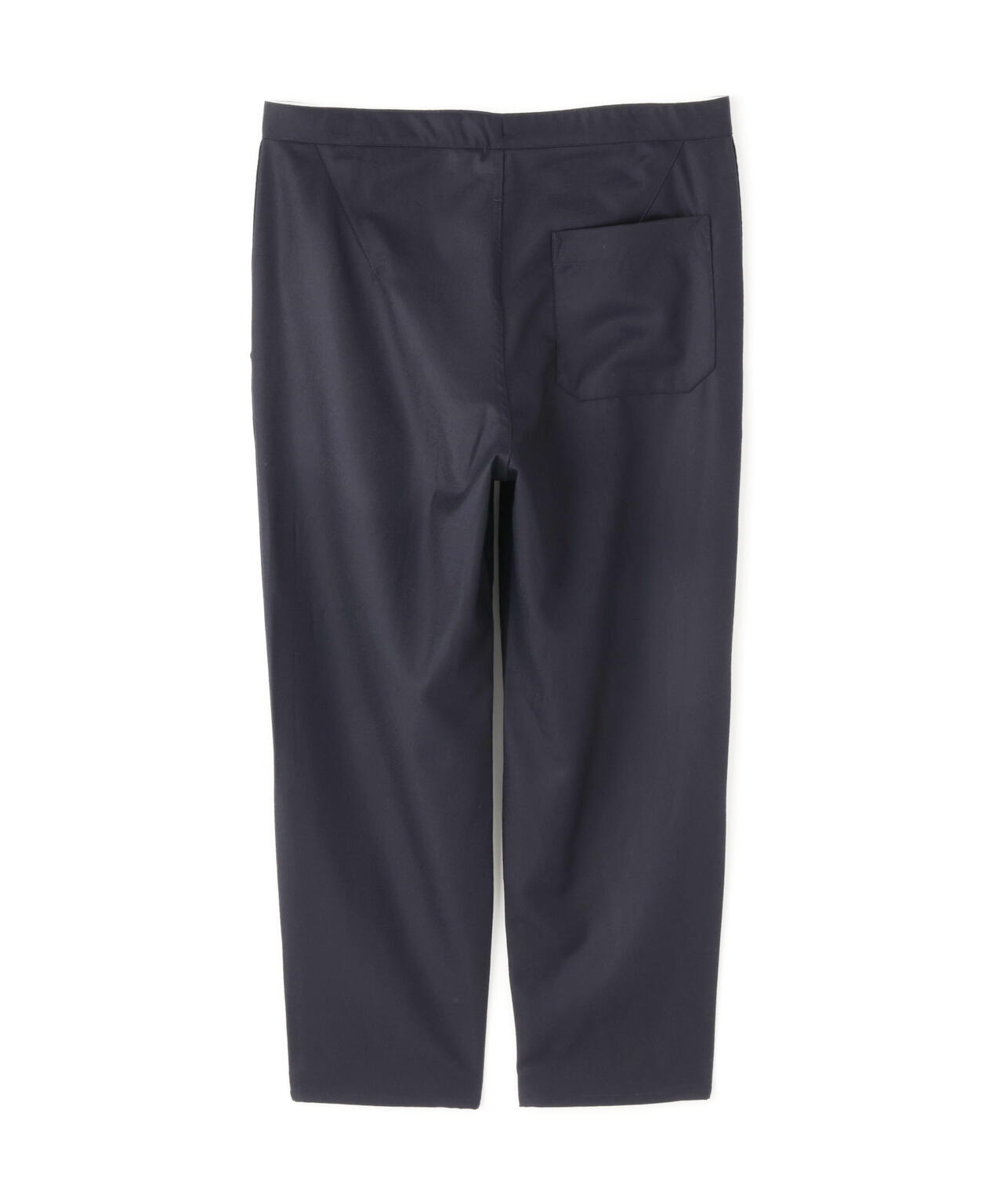 THE LIBRARY / [UNISEX] WOOL FLANNEL TAPERED TROUSERS