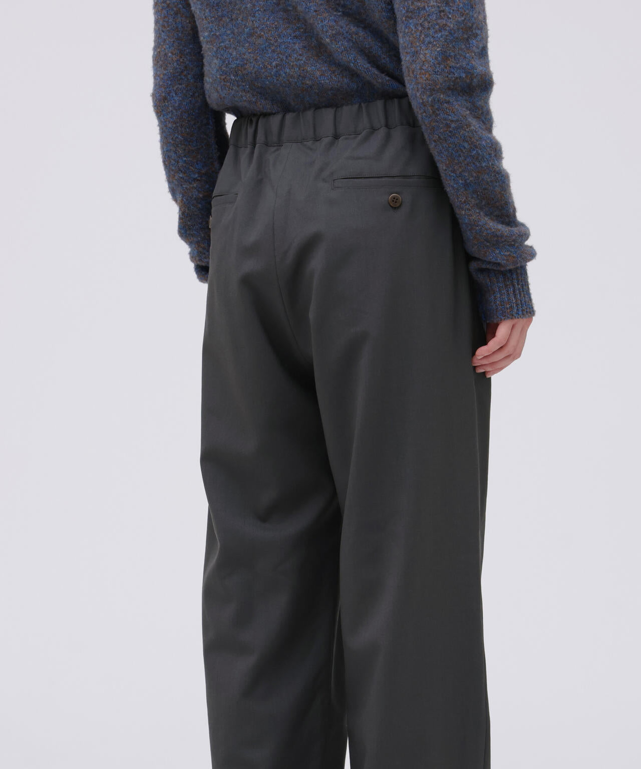 THE LIBRARY / [UNISEX] WOOL TROPICAL EASY TROUSERS