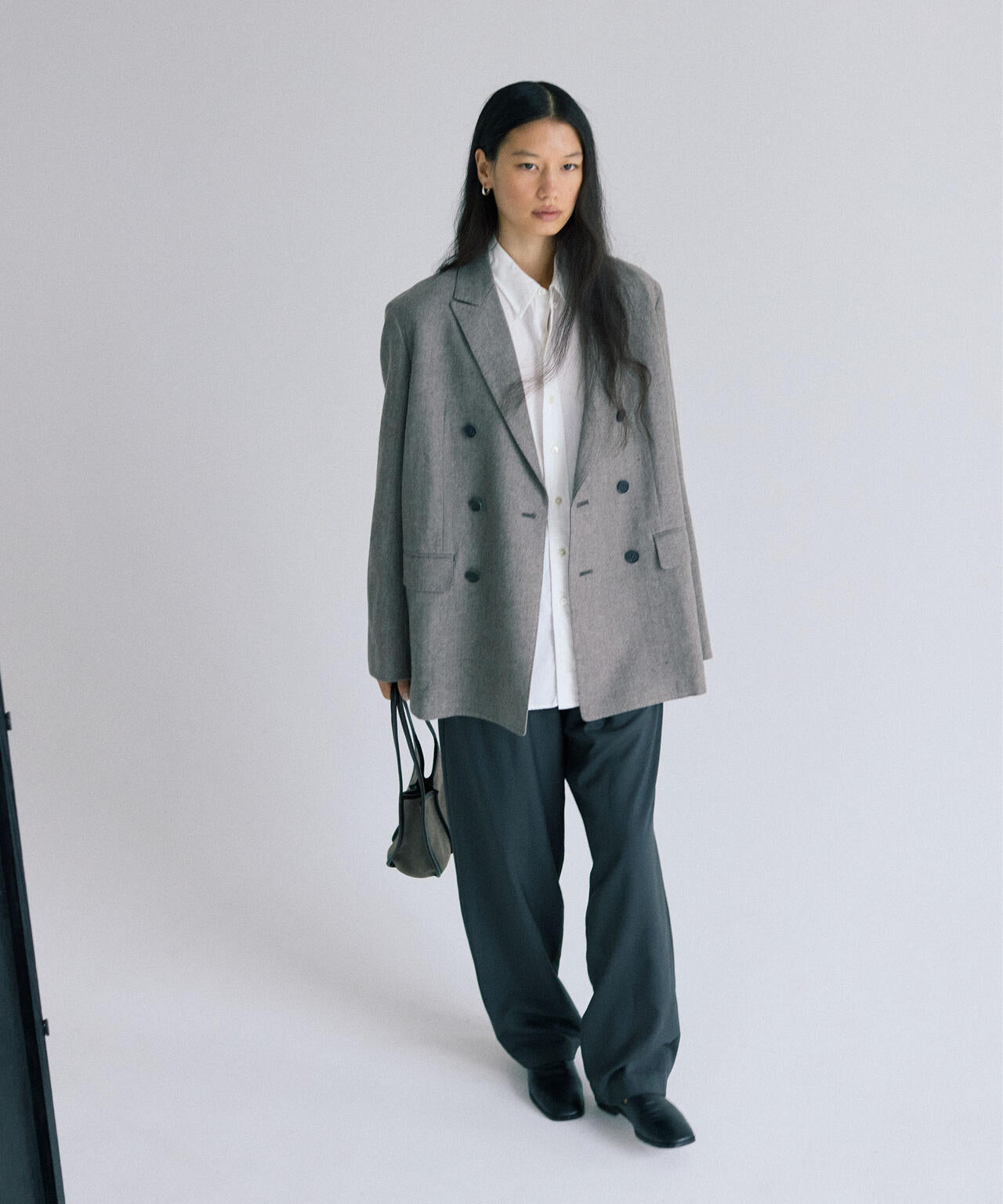 THE LIBRARY / [UNISEX] WOOL TROPICAL EASY TROUSERS