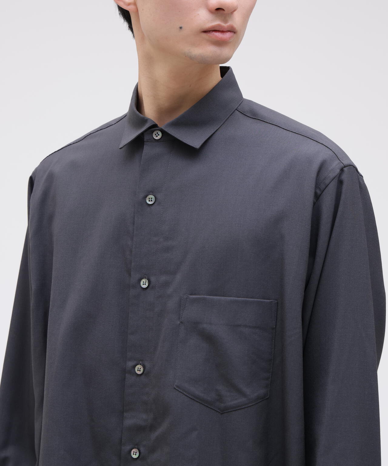 THE LIBRARY / [UNISEX] WOOL TROPICAL SHIRT