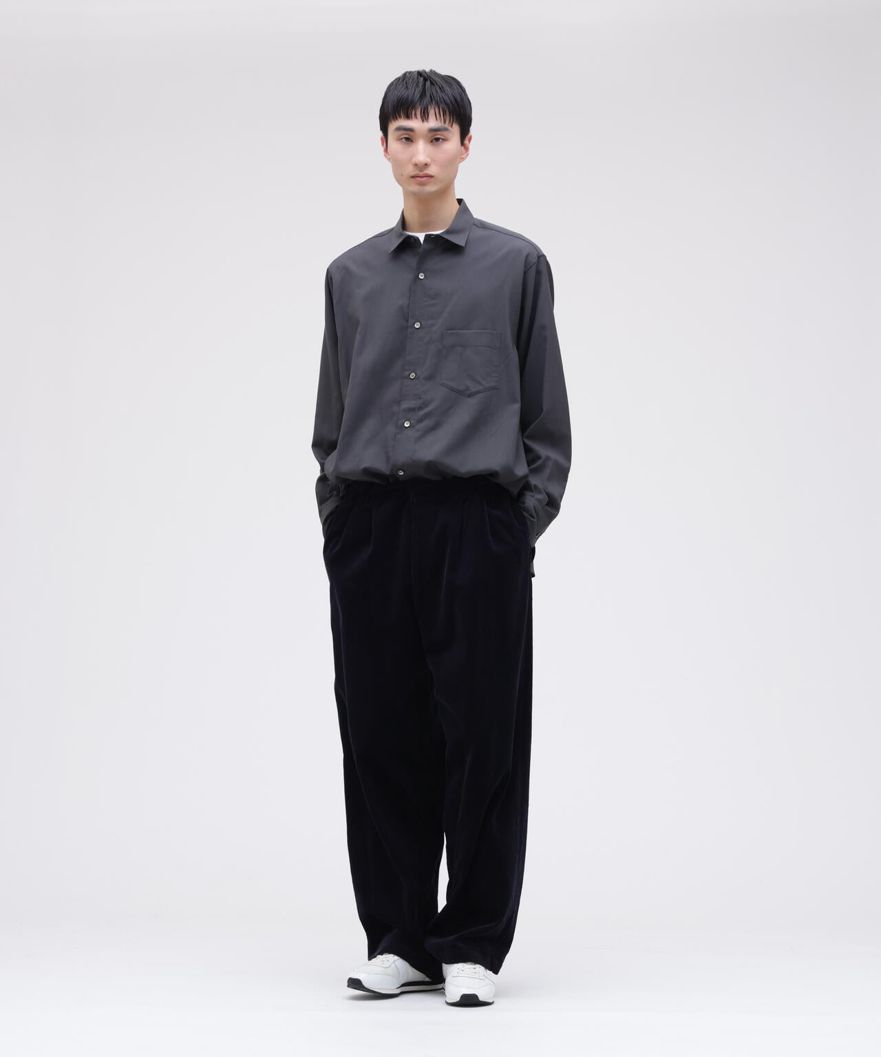 THE LIBRARY / [UNISEX] WOOL TROPICAL SHIRT
