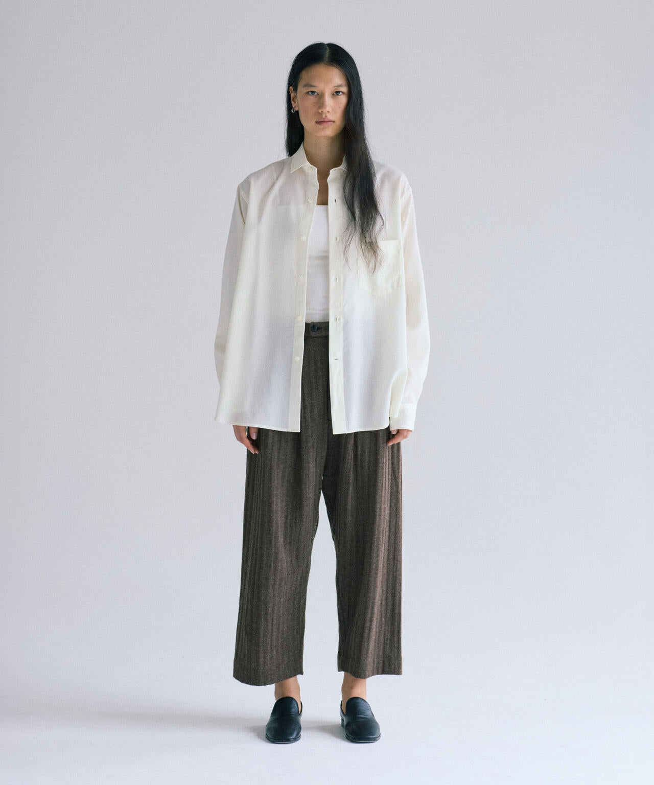 THE LIBRARY / [UNISEX] WOOL TROPICAL SHIRT