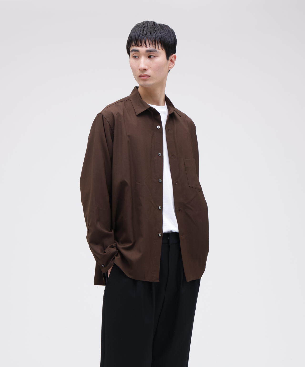 THE LIBRARY / [UNISEX] WOOL TROPICAL SHIRT