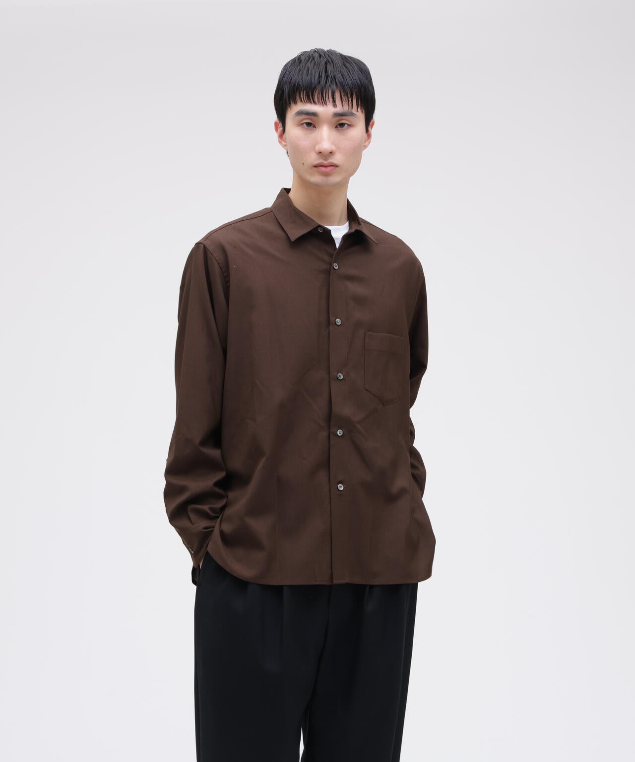 THE LIBRARY / [UNISEX] WOOL TROPICAL SHIRT