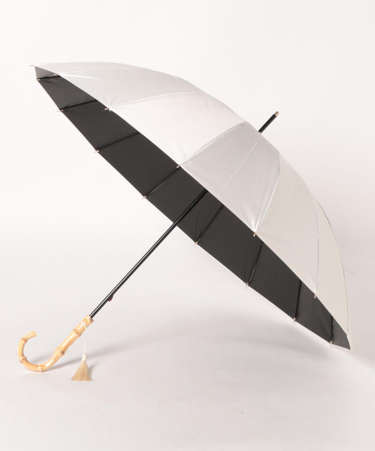 16K花びらき 竹手元 55cm 晴雨兼用傘 日傘 雨傘