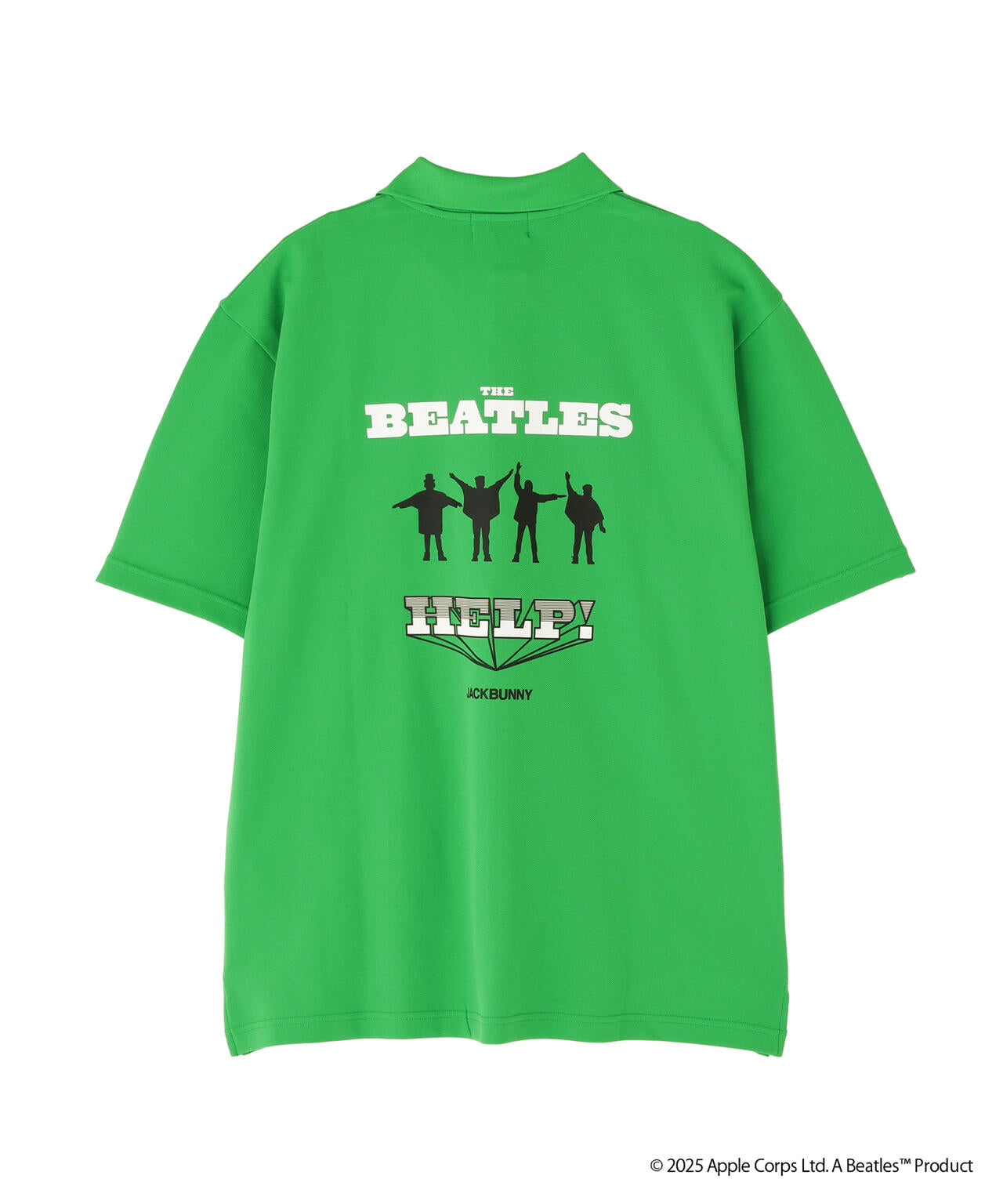 【The BEATLES ×Jack Bunny!!】メッシュ天竺半袖ポロシャツ