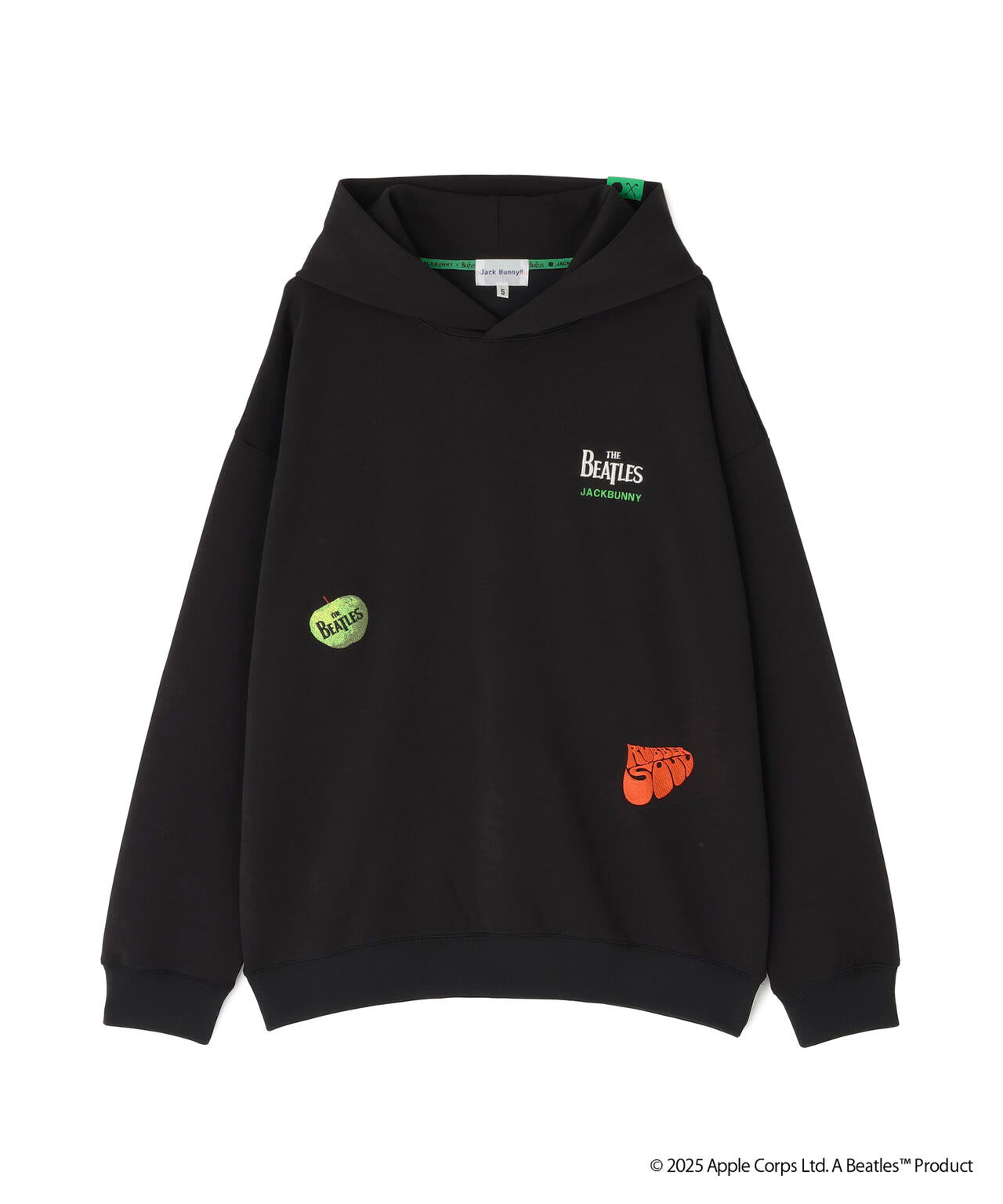 【The BEATLES ×Jack Bunny!!】T/Cダンボール長袖プルオーバーフーディ