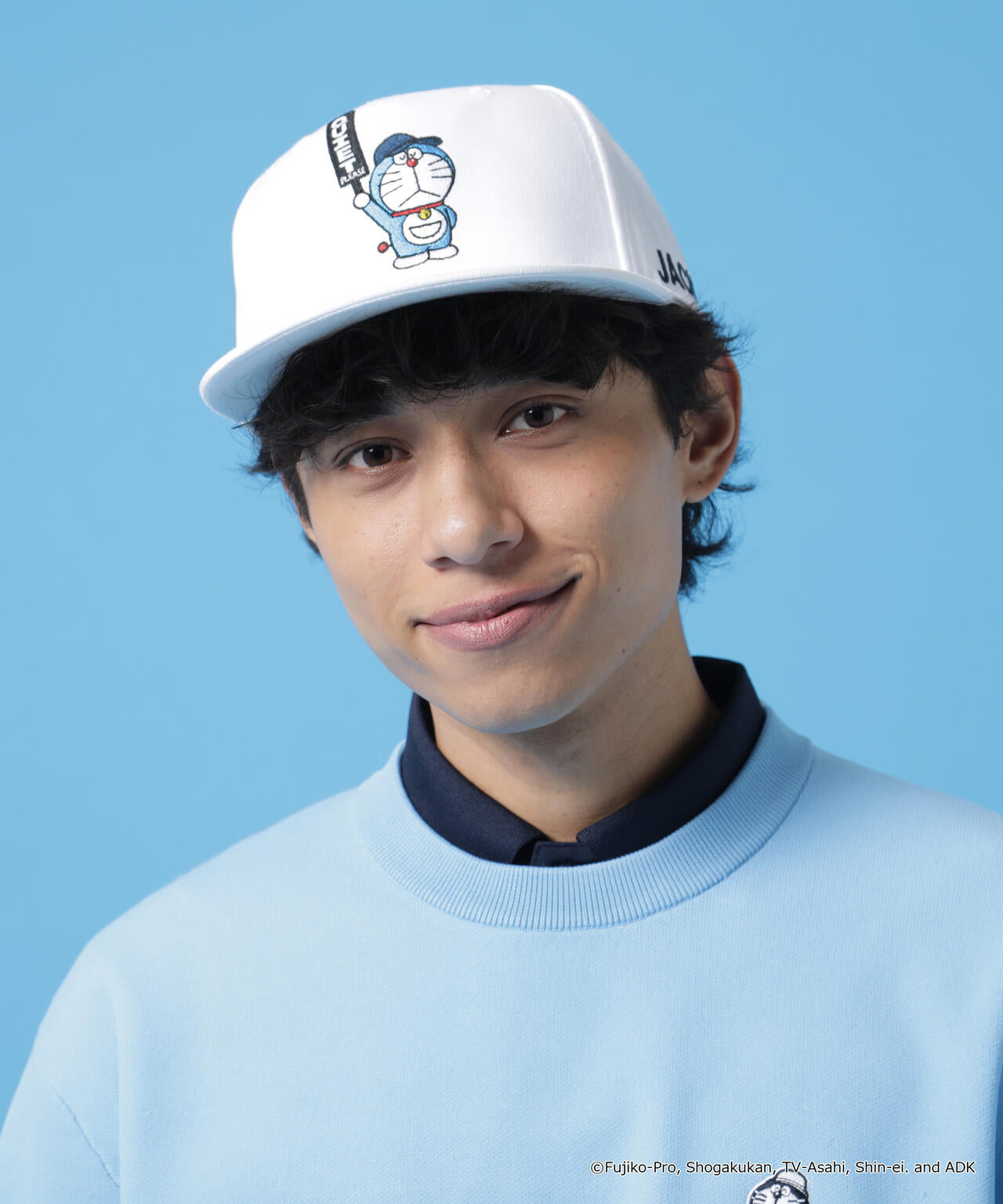 【ドラえもん】平つばキャップ (UNISEX)