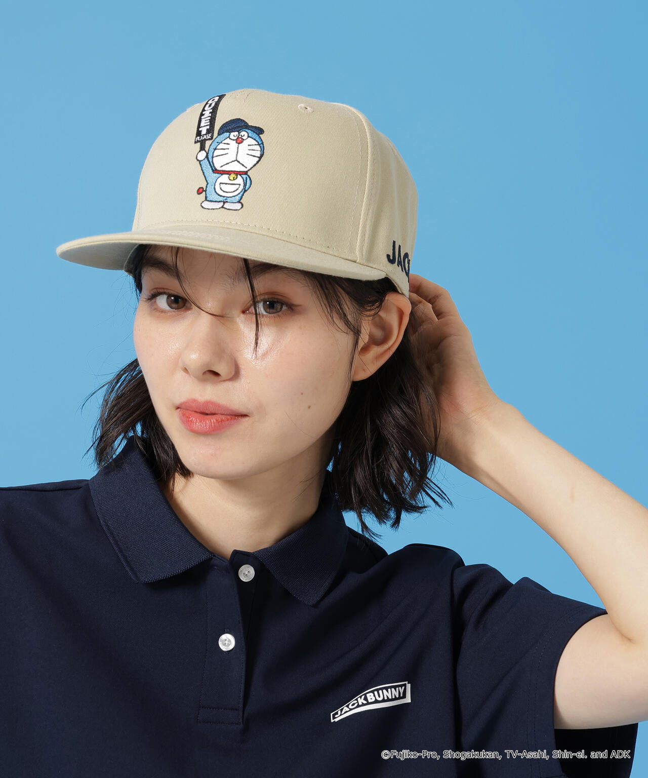【ドラえもん】平つばキャップ (UNISEX)