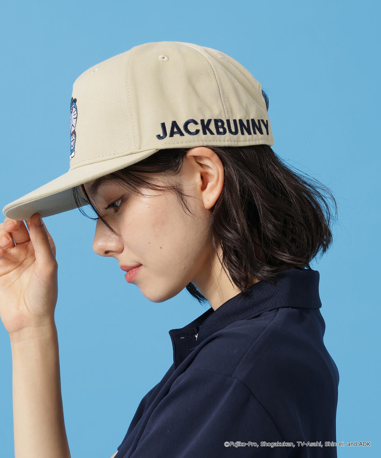 【ドラえもん】平つばキャップ (UNISEX)