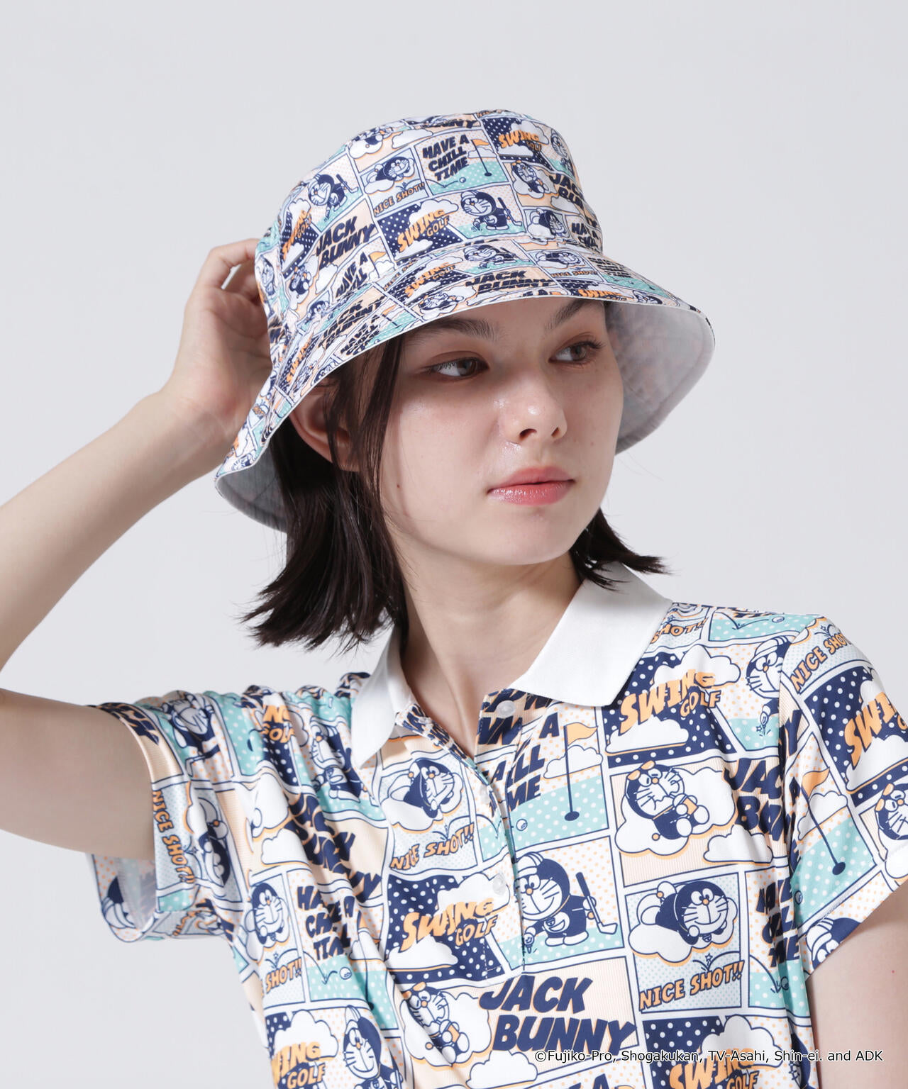 【ドラえもん】リバーシブルバケットハット (UNISEX)