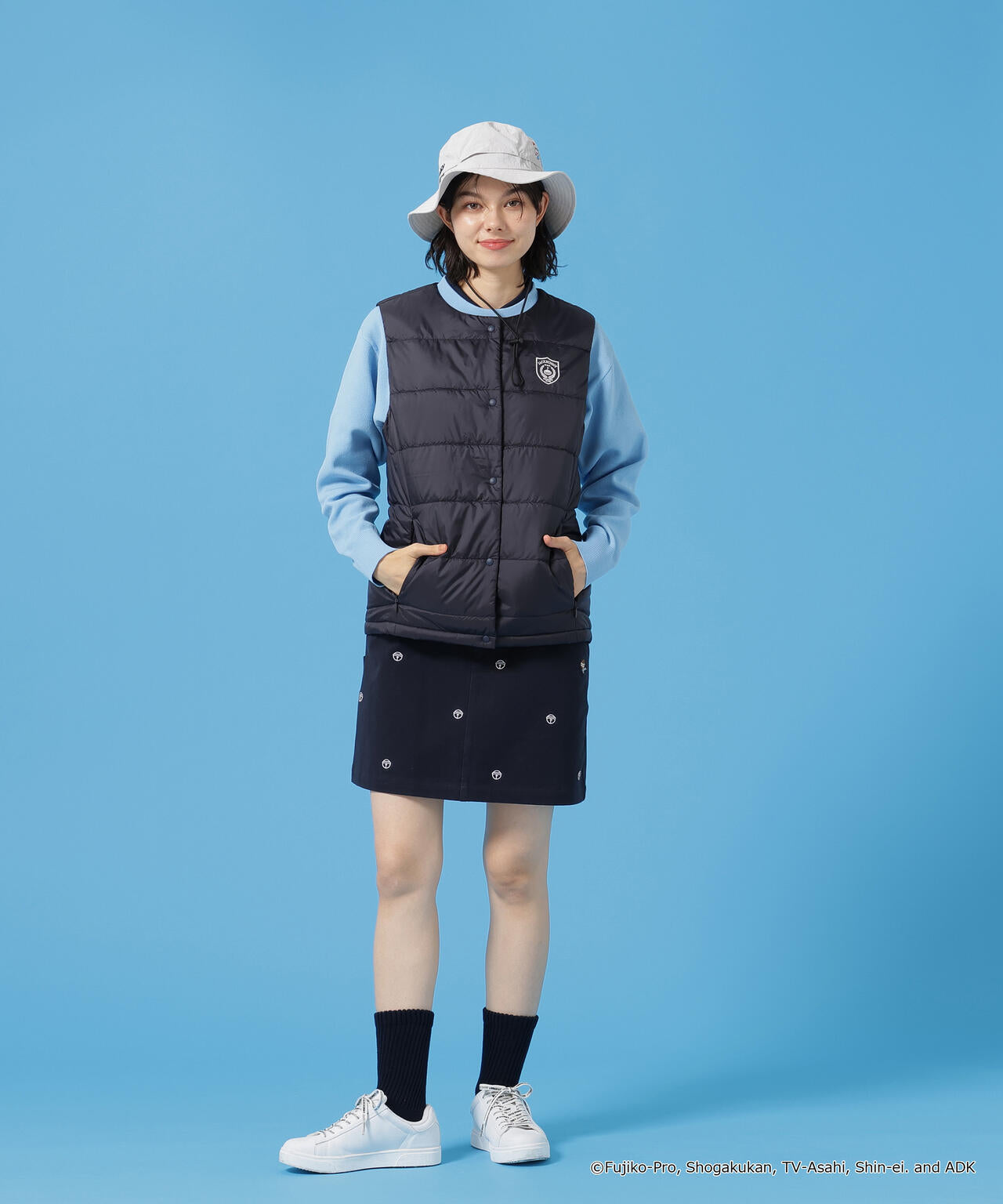 【ドラえもん】20Dタフタ中綿ベスト