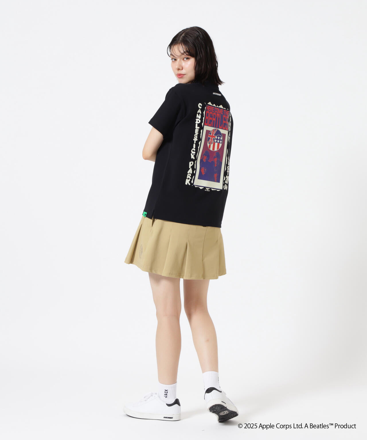 【The BEATLES ×Jack Bunny!!】メッシュ天竺 半袖ポロシャツ