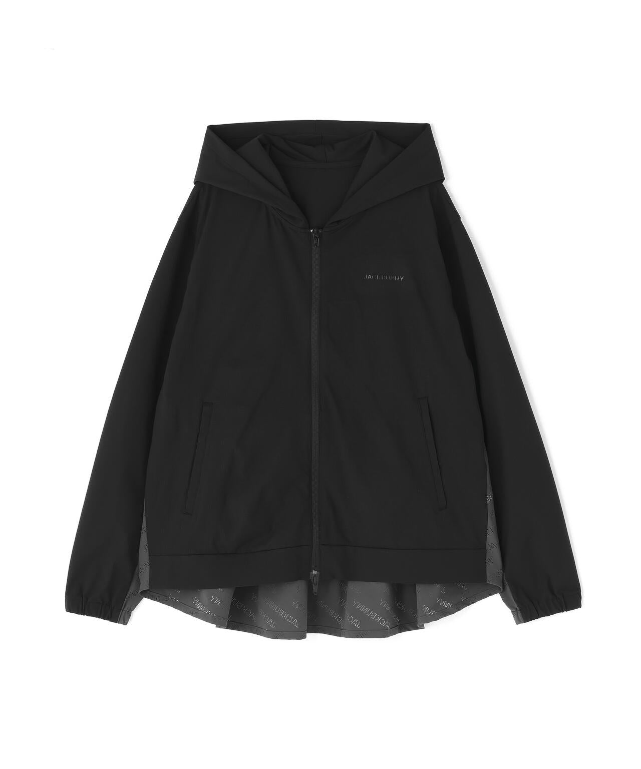 Pe×パンチングNyドッキングジップフーディ