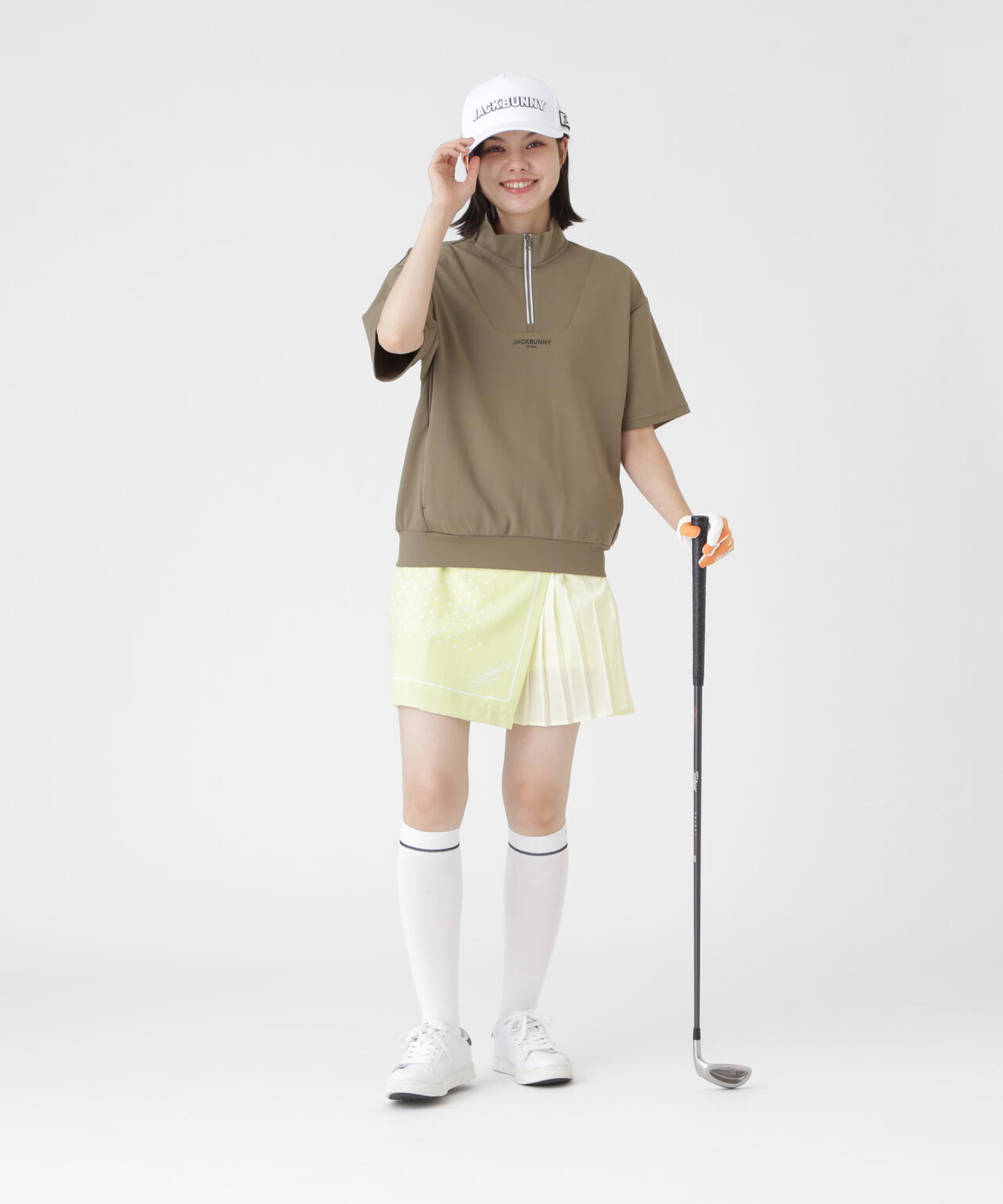 HyperHelixメッシュ半袖ハーフジップカットソー (WOMENS)
