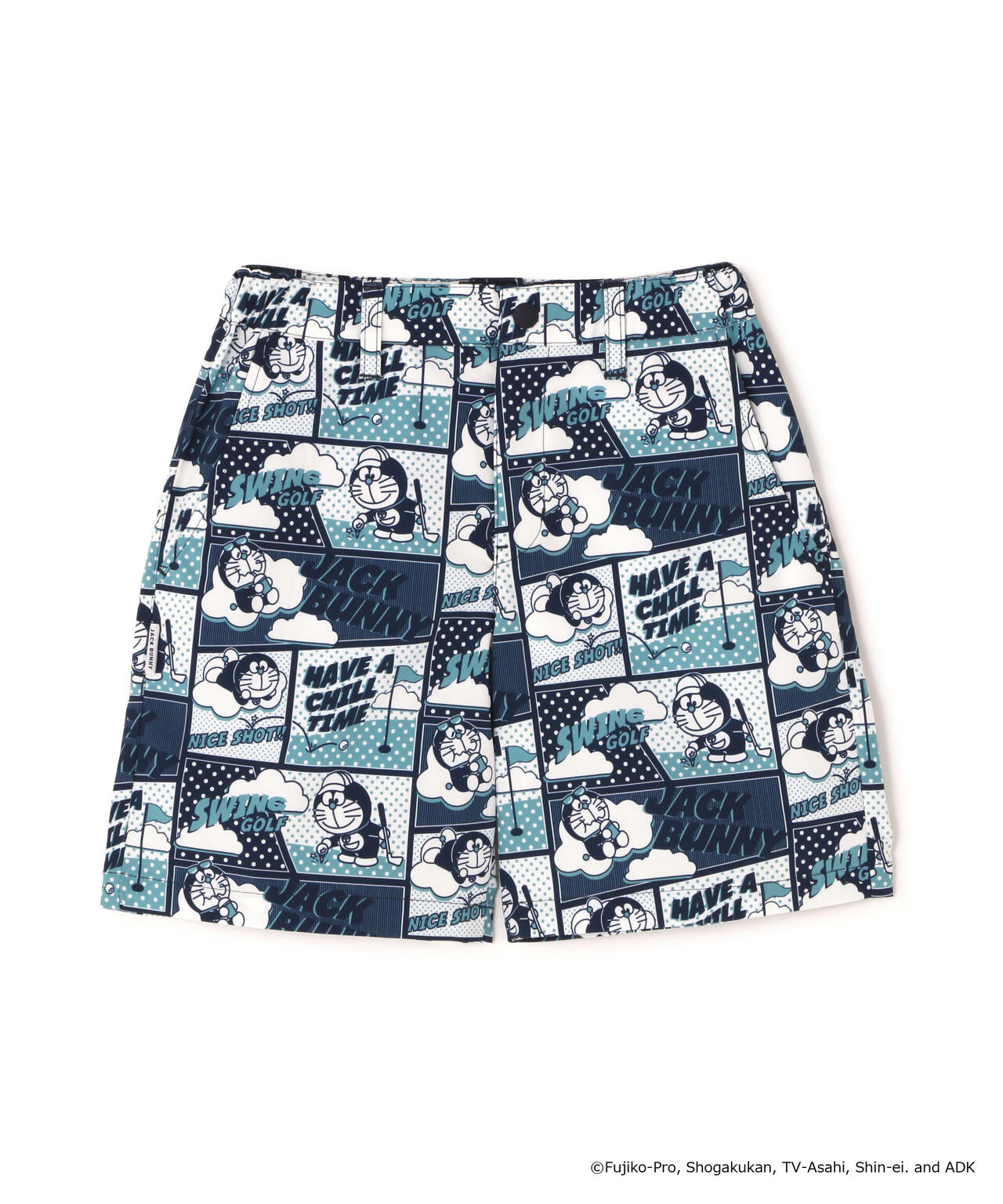 【ドラえもん】ストレッチミニリップ総柄ショートパンツ (ジュニア)