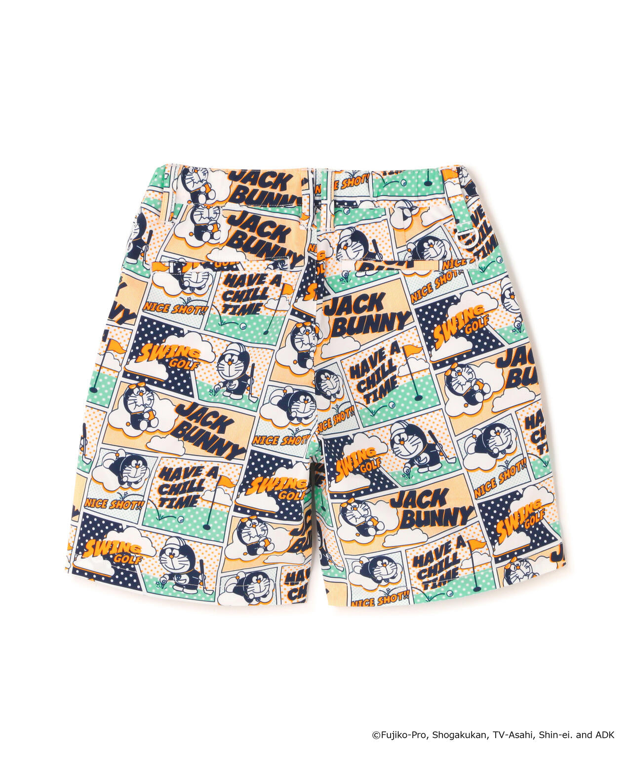 【ドラえもん】ストレッチミニリップ総柄ショートパンツ (ジュニア)